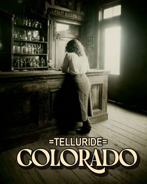 Slow Saturday -  Telluride Souvenir Art Print