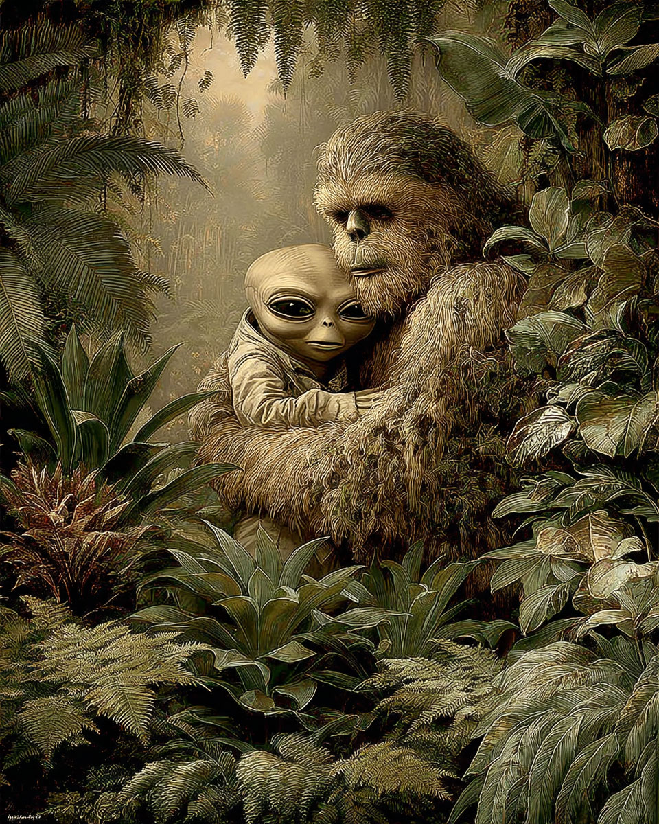 That's a Good One! -  Funny Bigfoot Artwork