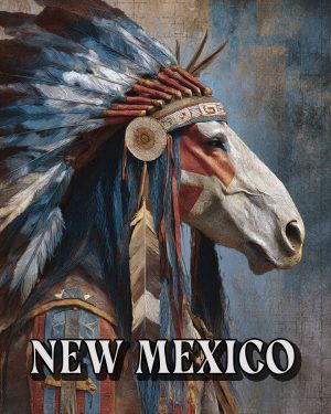 Spirit Horse -  New Mexico Souvenir Art Print