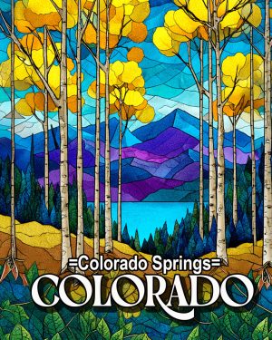 Stylized Aspensl - Colorado Springs Souvenir Art Print