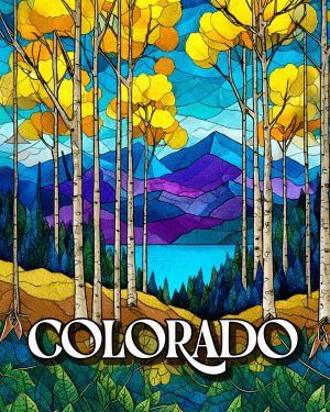 Stylized Magpie - Colorado Souvenir Art Print