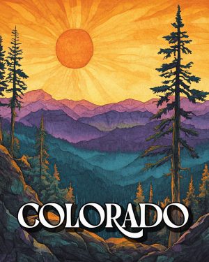 Three Cowgirl Cats - Colorado Souvenir Art Print