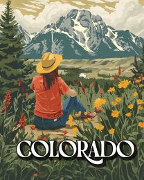 Taking in the View - Colorado Souvenir Art Print