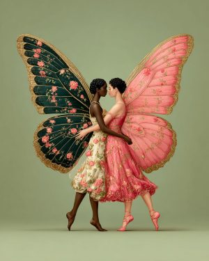 Their First Dance Together - Faires Art Print