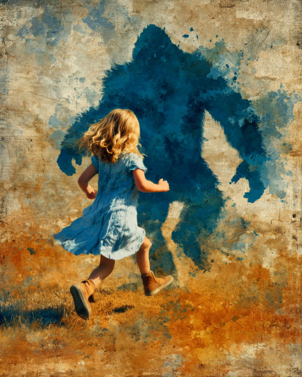 They Can Never Know -  Funny Bigfoot Alien Artwork