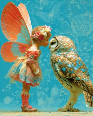 Tinker Lighthop Upset With Her Owl - Faires Art Print