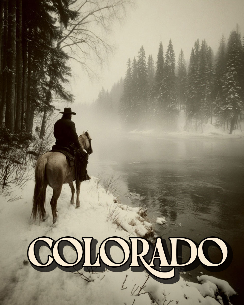 Tough Crossing - Colorado Souvenir Art Print