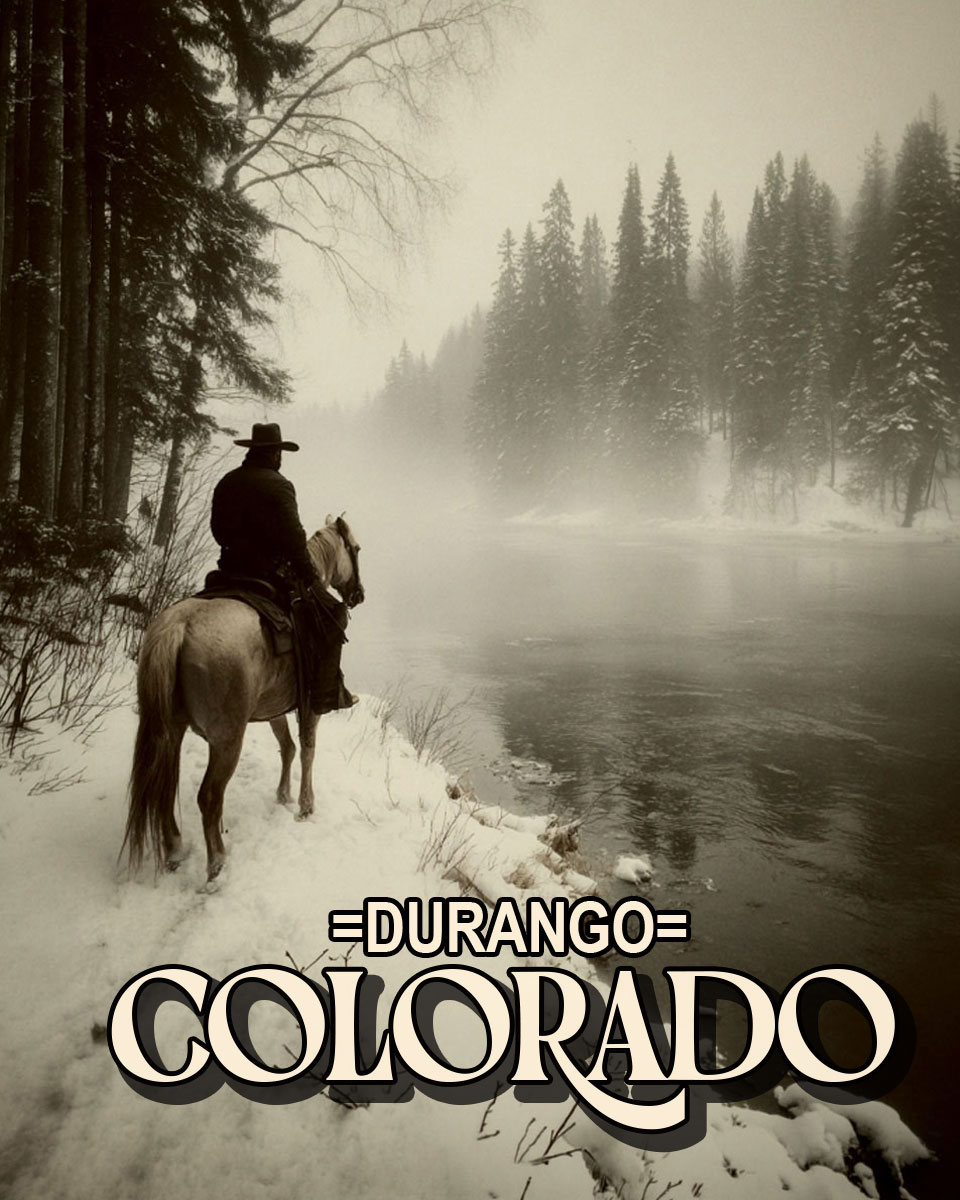 Tough Crossing -  Durango Souvenir Art Print