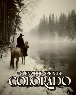 Tough Crossing -  Glenwood Springs Souvenir Art Print