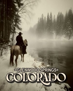 Tough Crossing -  Glenwood Springs Souvenir Art Print