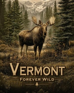 Vermont - Forever Wild Moose