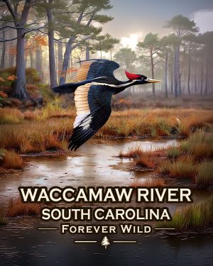 Waccamaw River, South Carolina  - Forever Wild Ivory Billed Woodpecker