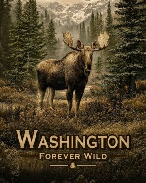 Washington - Forever Wild Moose