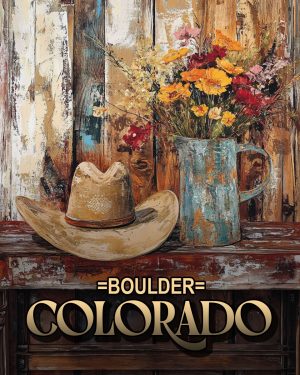 Western Still Life - Boulder Colorado Souvenir Art Print.jpg