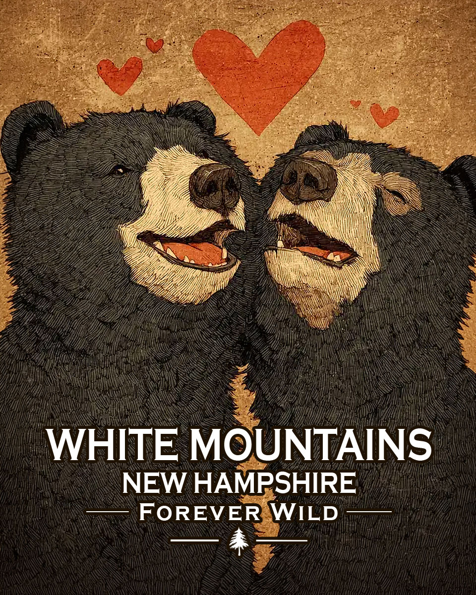 White Mountains, New Hampshire  - Forever Wild - Black Bears in Love