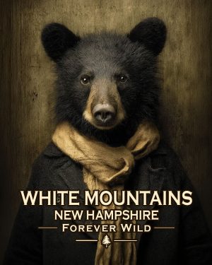 White Mountains, New Hampshire  - Forever Wild - Portrait of Black Bear Youth