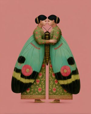 Wierd Moth Fairies - Fairy Art Print