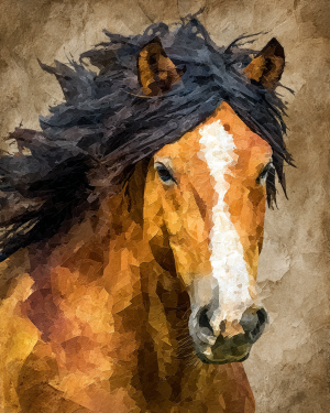 Wild Horse Portrait