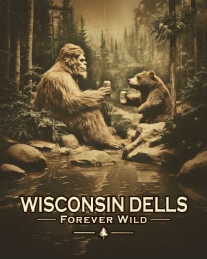 Wisconsin Dells  - Forever Wild - Bigfoot Toasts Bear