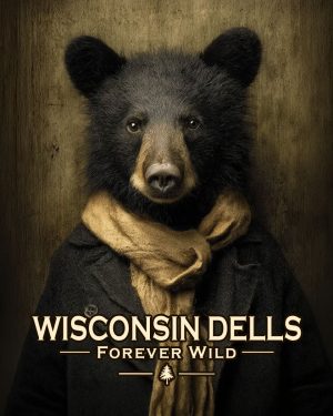 Wisconsin Dells  - Forever Wild - Portrait of Black Bear Youth