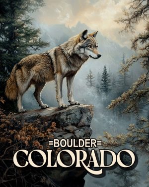 Wolf Looking the Land Over - Boulder Colorado Souvenir Art Print.jpg