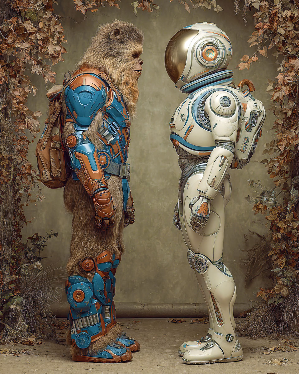 You Can Run But You Cannot Hide -  Funny Bigfoot Alien Artwork