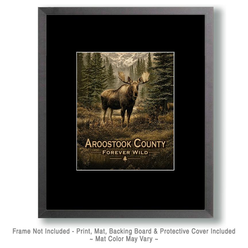 Aroostook County, Maine - Forever Wild Moose - Image 2