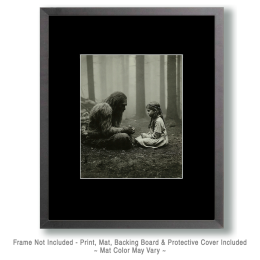 Wisdom Imparted - Vintage Bigfoot Art