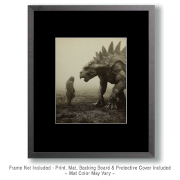 It's Not Easy Being This Big - Vintage Bigfoot Art