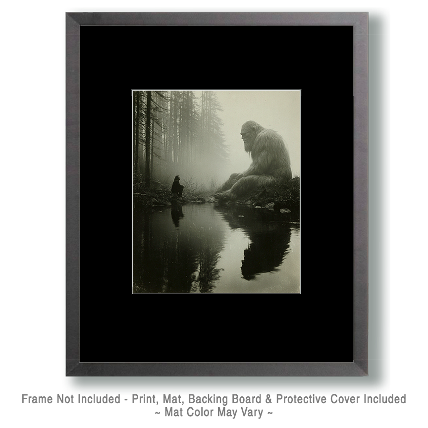 First Meeting with the Therapist - Vintage Bigfoot Art