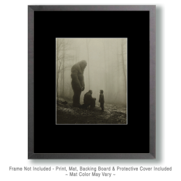 Nobody at School Believes Me - Vintage Bigfoot Art