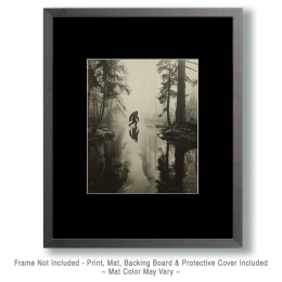 Reflection - Vintage Bigfoot Art
