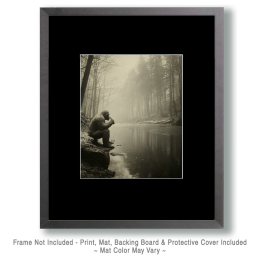 That First Beer of the Evening - Vintage Bigfoot Art