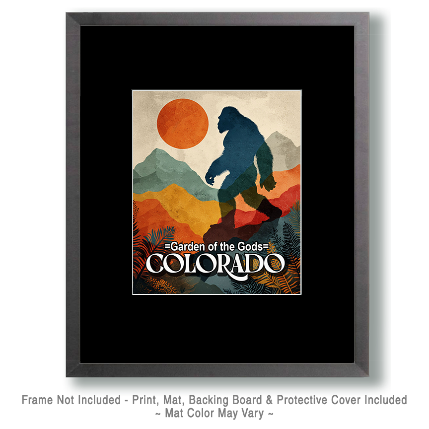 Bigfoot Spirit - Garden of the Gods Souvenir Art Print - Image 2