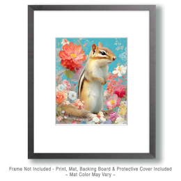 Chipmunk on a Bright Day Art