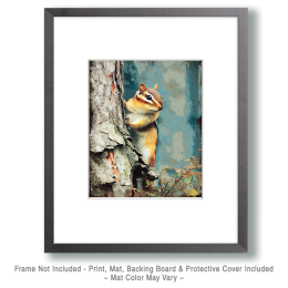 Curious Chipmunk Art