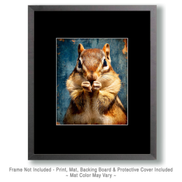 Chipmunk Close-Up Art