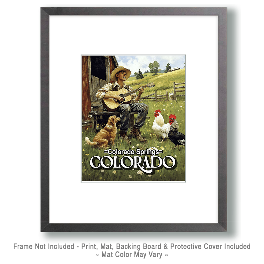 Country Serenade - Colorado Springs Souvenir Art Print - Image 2