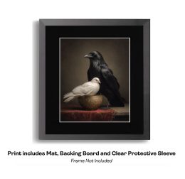 Serene Raven and Dove