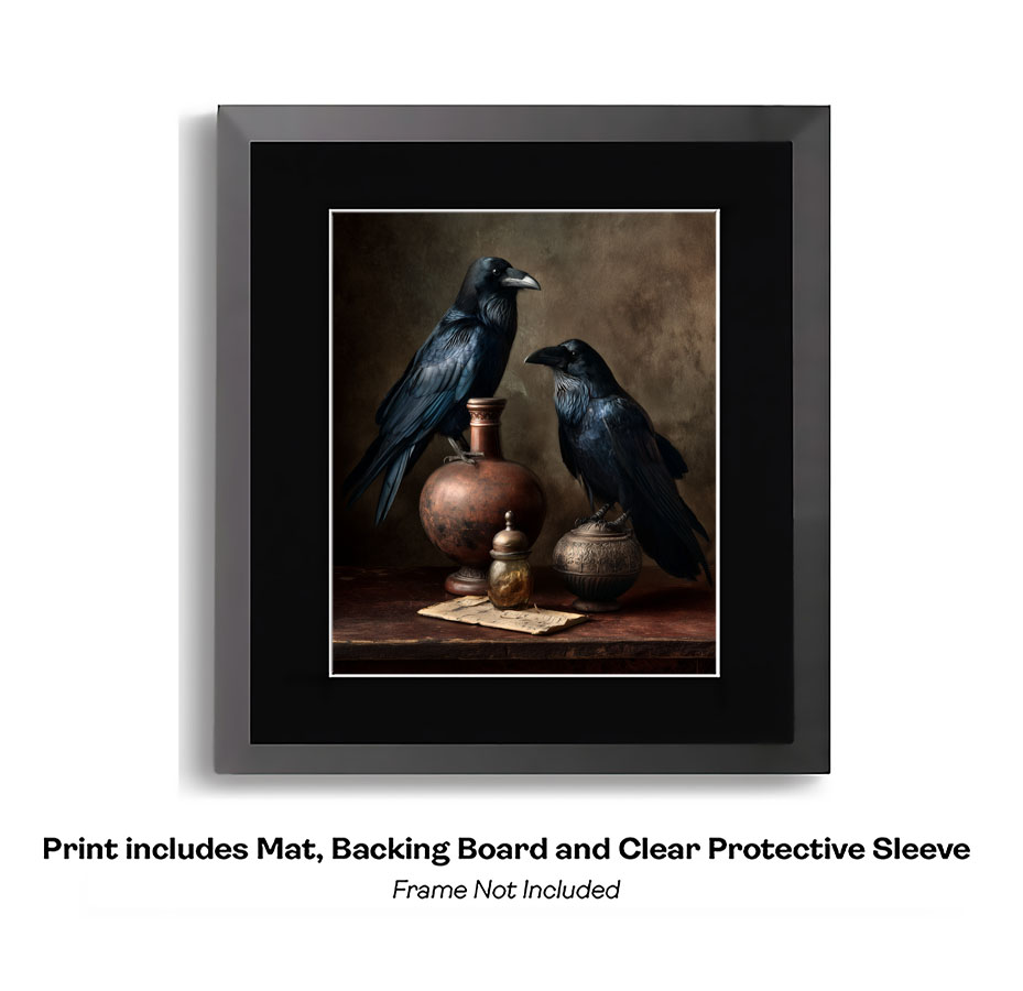 Ravens with Copper Vessels