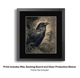 Raven Guarding the Weed Farm
