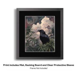 Raven and Weed in Moonlight