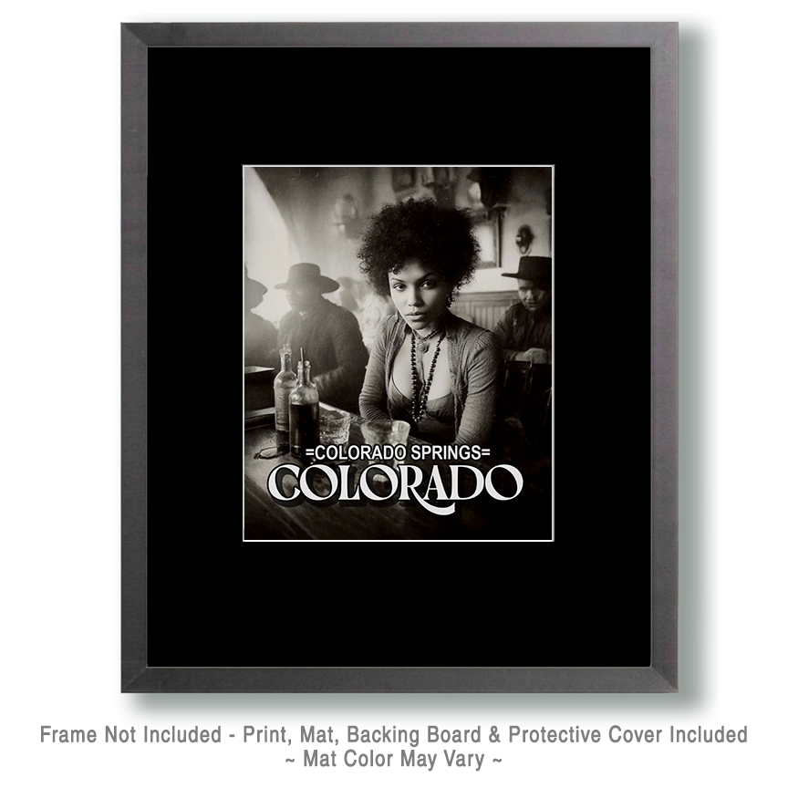 Delilah from Louisiana - Colorado Springs Souvenir Art Print - Image 2