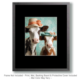 June & Loretta from Knoxville - Funny Animal Wall Art Print