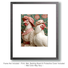 Marlene & Isabell from Souix City - Chicken Art