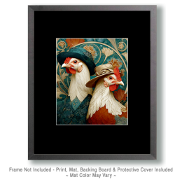 Howard & Annabelle from Kansas City - Chicken Art