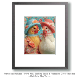Winter & Summer from Lake Tahoe - Chicken Art