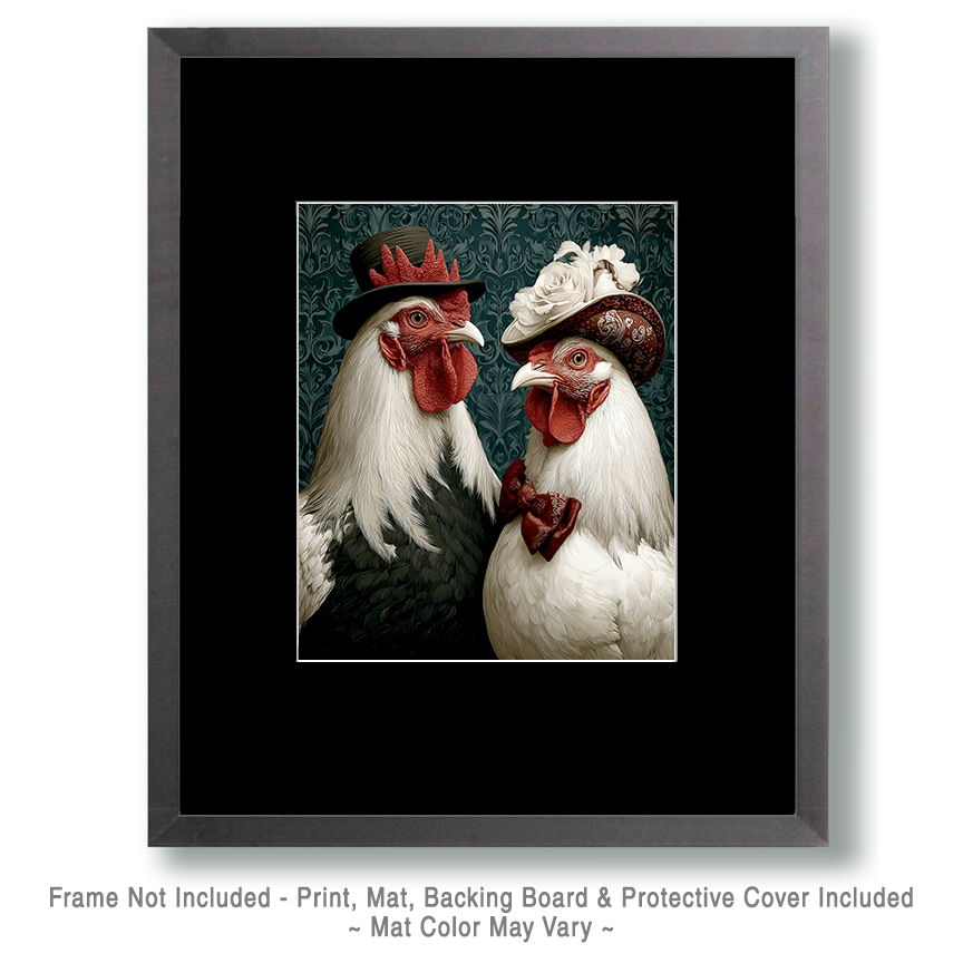 Bart & Mildred from Tucumcari - Chicken Art