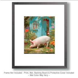 Pig in the Backyard Art