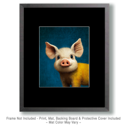 Cute Piglet - Pig Art